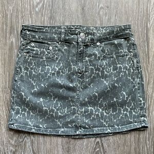 AE Animal Print Skirt